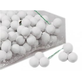 Matt fehér befűzős üveg gömb