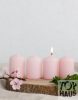 Adventi gyertya 4db-os Rózsaszín