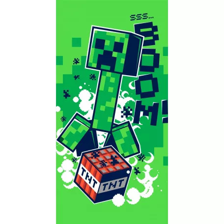 Minecraft Beach towel Boom 70*140 cm