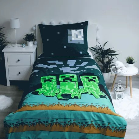 Minecraft Bedlinen 140×200 cm, 70×90 cm