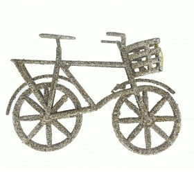 Bicikli Glitteres Műanyag Akasztós 12Cm