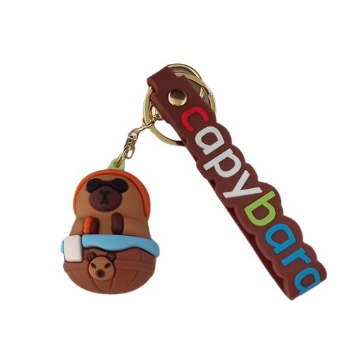 Capybara műanyag kulcstartó