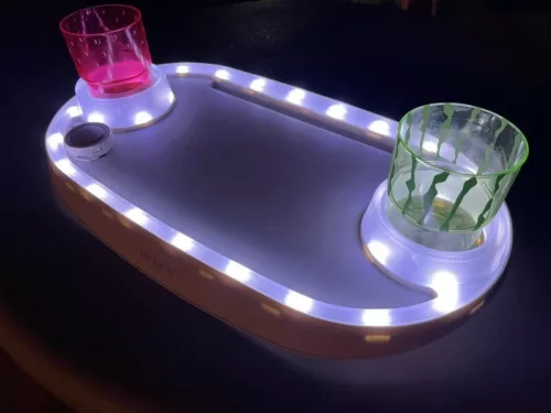 Pohártartó Led Világításal