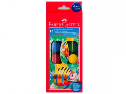 Faber-Castell Vízfesték készlet 12 db, 30 mm 