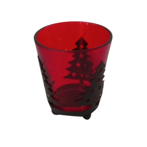 Gyertyatartó színes 3 lábú