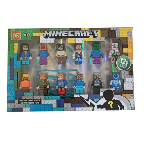 Minecraft figurák gyűjtőben