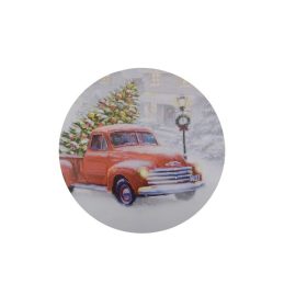 Ablakdísz Vászon Autóval D40 Ledes