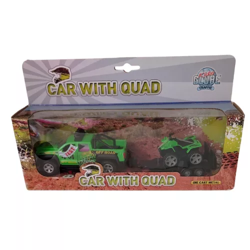 Quadot szállító autó 