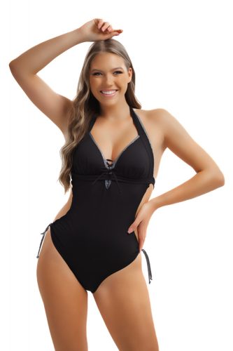 Noir push up trikini-XL