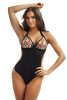 Noir push-up trikini-fekete-rombusz mintás-XL
