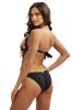Noir push-up trikini-fekete-rombusz mintás-XL