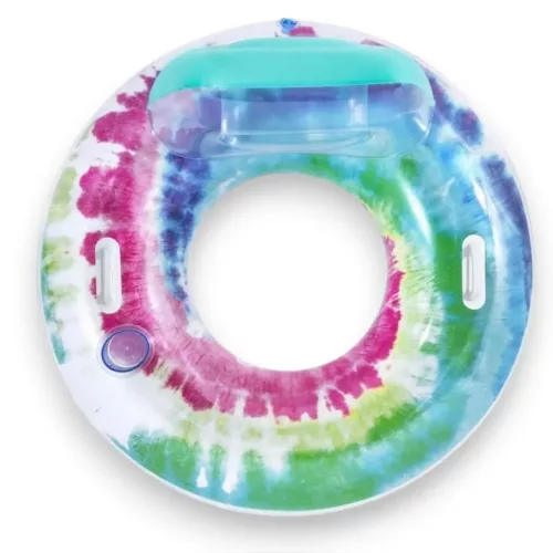 Bestway Tie Dye Deluxe úszó fotel háttámlával fogantyúkkal (43637)