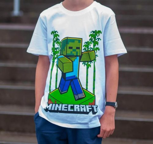 Minecraft gyerek póló