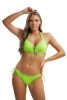 BUBBLES push-up háromszög bikini-ZÖLD-M