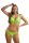 BUBBLES push-up háromszög bikini-ZÖLD-XXL
