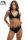 Noir háromszög bikini-kivehető szivacs-XXL