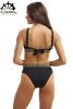 Noir háromszög bikini-kivehető szivacs-XXL