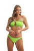 BUBBLES levehető pántos bandeau bikini-ZÖLD-M