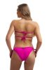 BUBBLES levehető pántos bandeau bikini-FUXIA-M