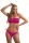 BUBBLES levehető pántos bandeau bikini-FUXIA-S