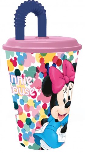 Disney Minnie Szívószálas pohár 430 ml.