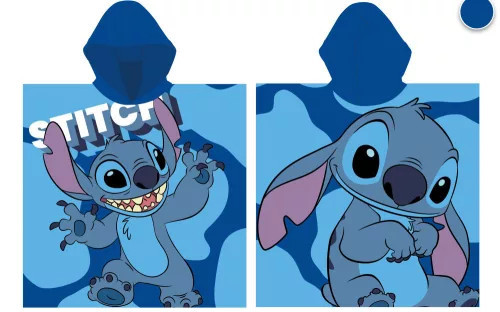 Stitch poncsó 55x110cm