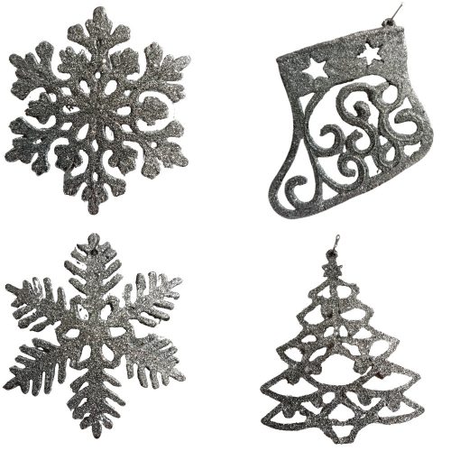 Függő dísz csomagban 14db-os 10cm