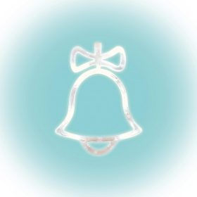 Led-Es Ablakdísz, Harang, 19Cm, 4,5V Kid 415