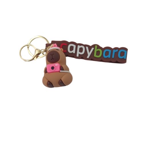 Capybara kulcstartó