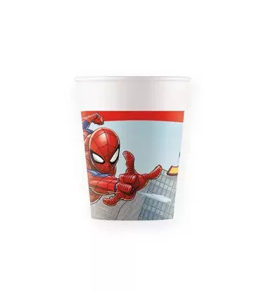 Spiderman papír pohár 8db-os 200ml