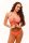 Capri bikini - jacquard korall-L
