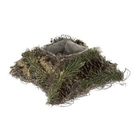 Karácsonyi asztaldísz alap 20X20X8 Cm