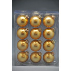 Üveggömb5Cm Arany Matt 