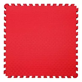  Puzzle Tatami Torna Szönyeg Elem 100 X 100 X 1,5 Cm Védőszegéllyel Piros