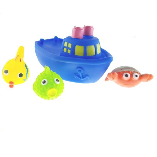 Hajós Állatos 4 Darabos Fürdőjáték