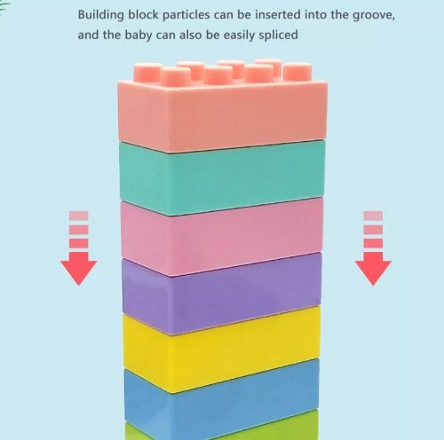 Műanyag autós parkolóház építőelemek 65 db