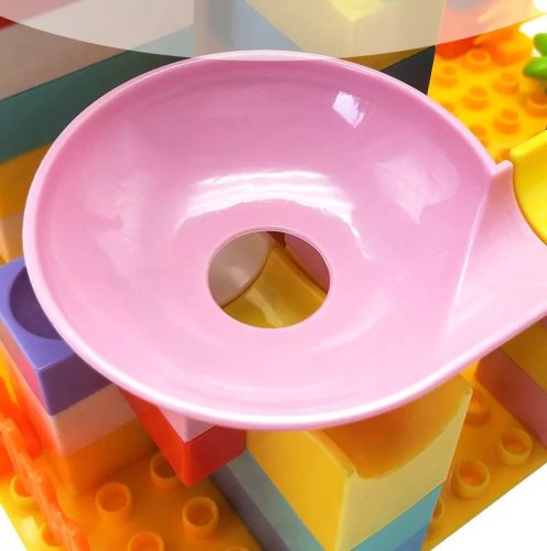 Műanyag autós parkolóház építőelemek 65 db