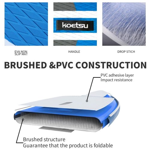 Koetsu széles testű felfújható, álló evezős több személyes SUP szett 