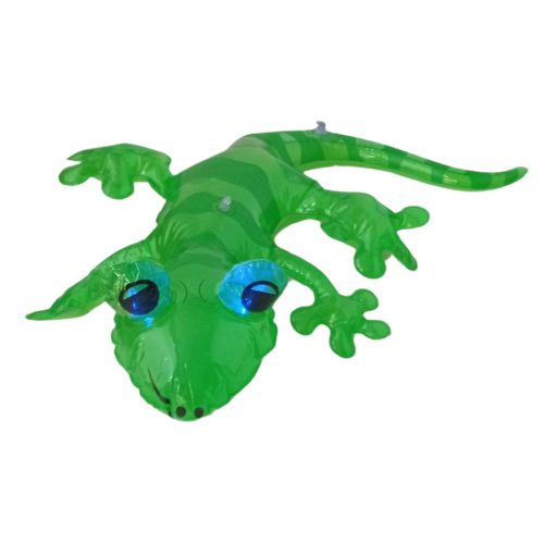 Felfújható gekkó világító szemekkel