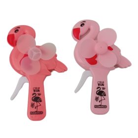 Flamingó kézi ventillátor