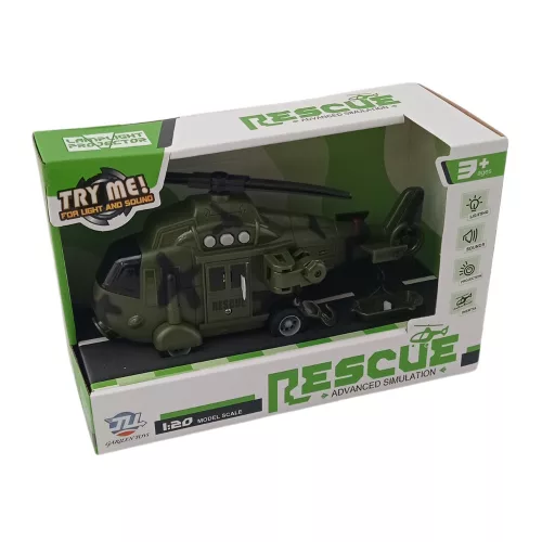 Katonai helikopter hanggal