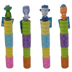 Állatfejes színes polifoam vizipuska