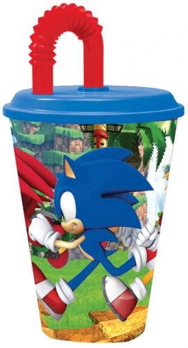 Sonic szívószálas pohár 430ml