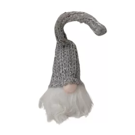 Textil manó világító 15cm szürke-fehér