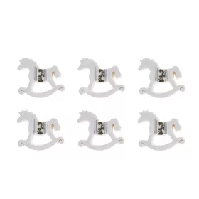  Ragasztós Hintaló 3,5X0,4X3Cm Fehér 