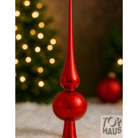 Csúcsdísz 29 Cm Piros