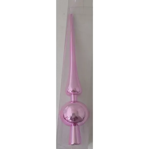 Csúcsdísz 29cm 3 féle rózsaszín 173297